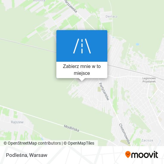 Mapa Podleśna