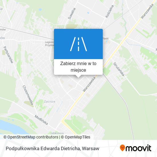 Mapa Podpułkownika Edwarda Dietricha