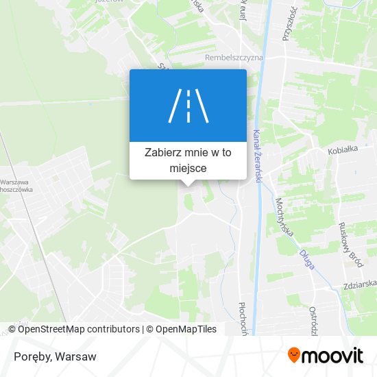 Mapa Poręby