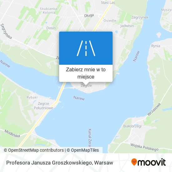 Mapa Profesora Janusza Groszkowskiego