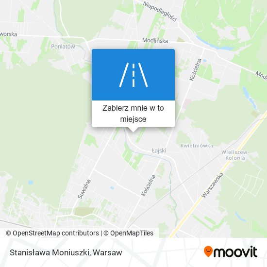 Mapa Stanisława Moniuszki