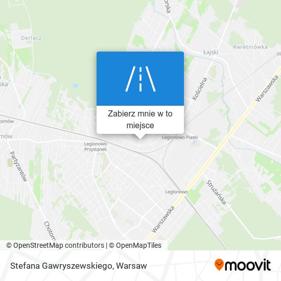 Mapa Stefana Gawryszewskiego