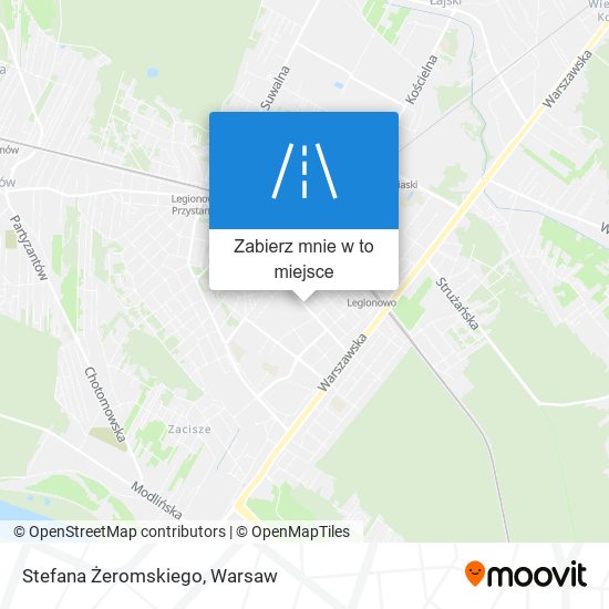 Mapa Stefana Żeromskiego