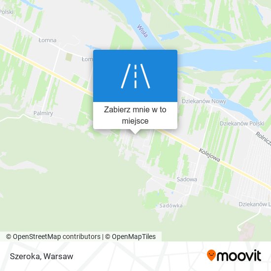 Mapa Szeroka