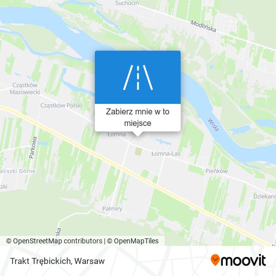 Mapa Trakt Trębickich