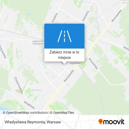 Mapa Władysława Reymonta