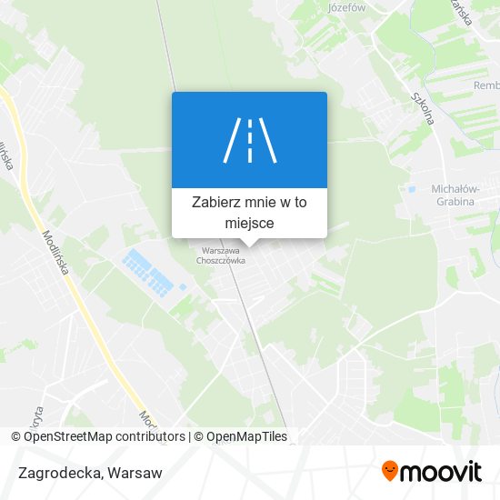 Mapa Zagrodecka