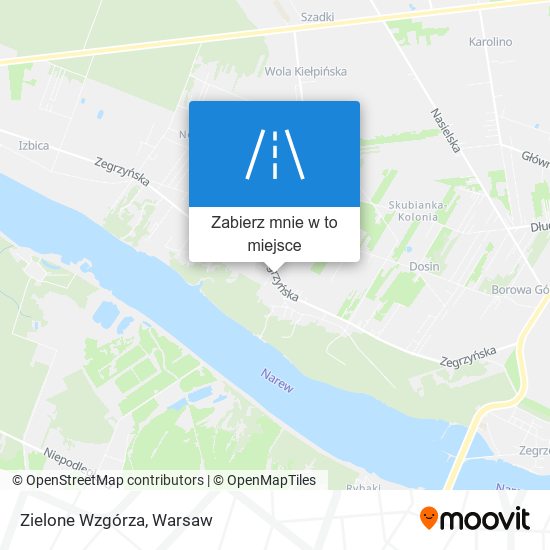 Mapa Zielone Wzgórza