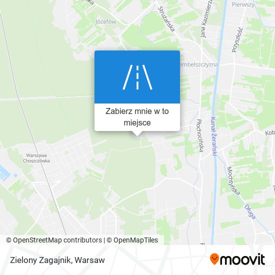 Mapa Zielony Zagajnik