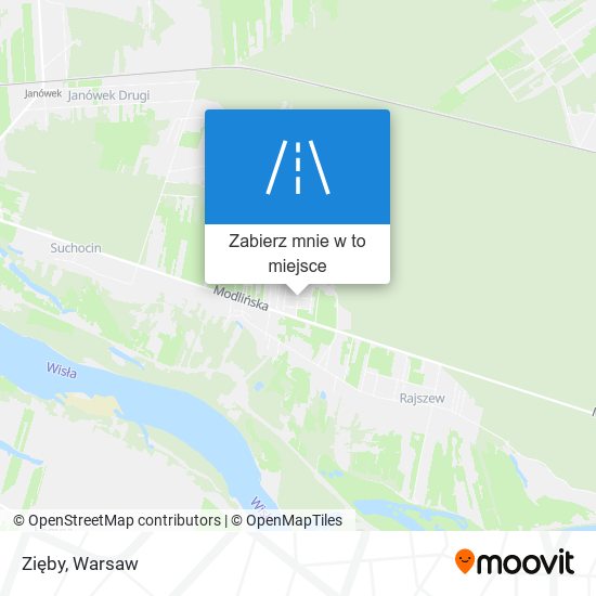 Mapa Zięby