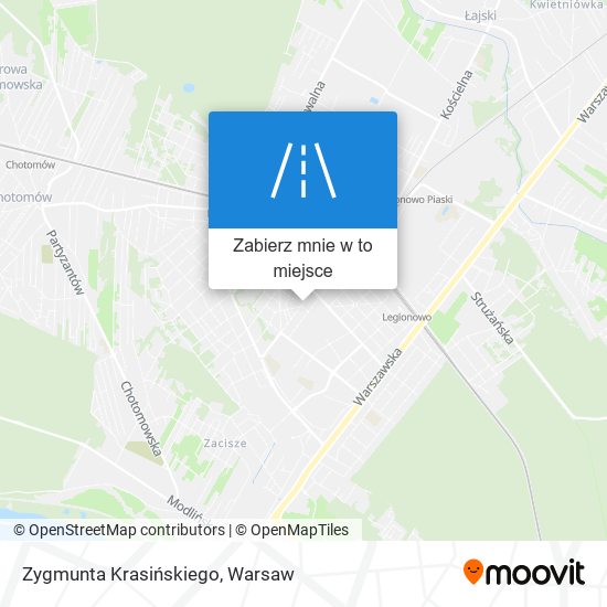 Mapa Zygmunta Krasińskiego