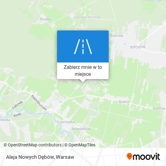 Mapa Aleja Nowych Dębów