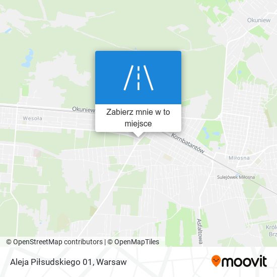 Mapa Aleja Piłsudskiego 01