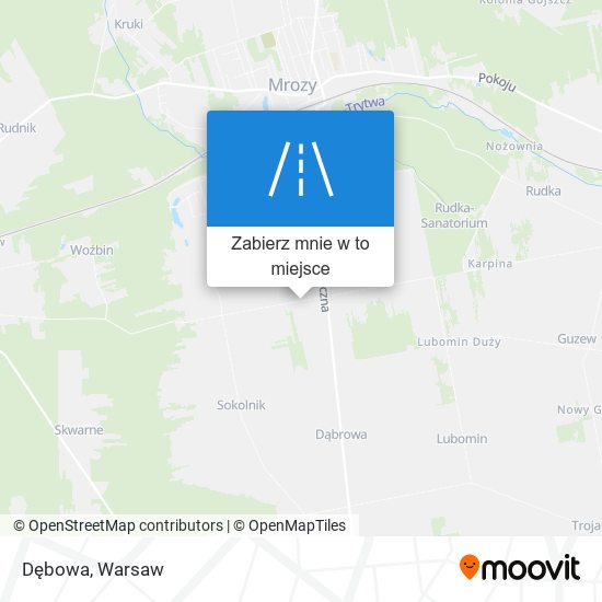 Mapa Dębowa