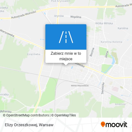 Mapa Elizy Orzeszkowej