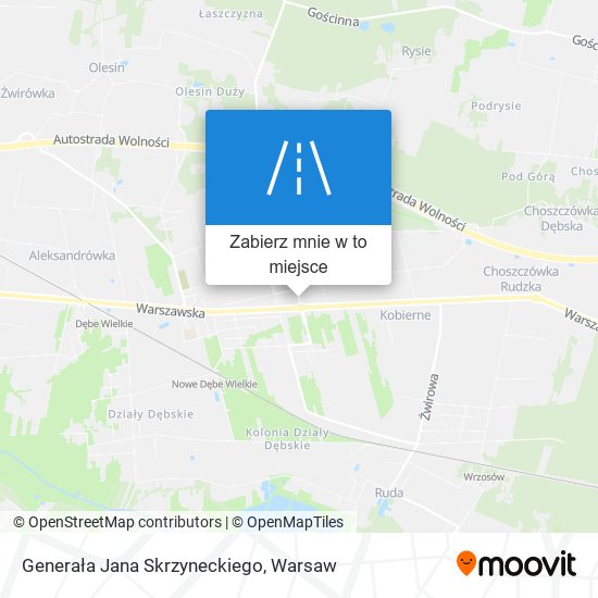 Mapa Generała Jana Skrzyneckiego