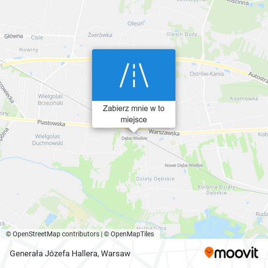 Mapa Generała Józefa Hallera