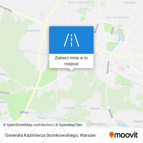 Mapa Generała Kazimierza Sosnkowskiego