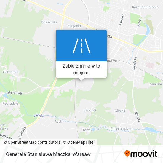 Mapa Generała Stanisława Maczka