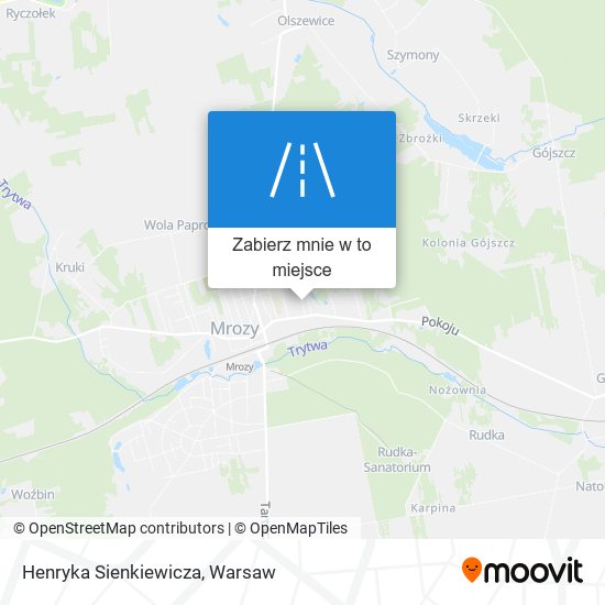 Mapa Henryka Sienkiewicza