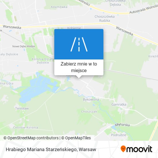 Mapa Hrabiego Mariana Starzeńskiego