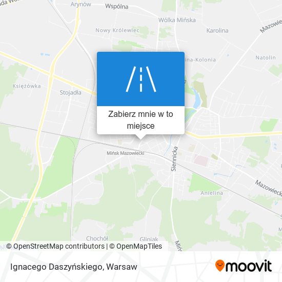 Mapa Ignacego Daszyńskiego