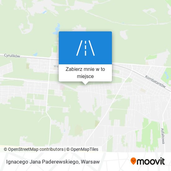 Mapa Ignacego Jana Paderewskiego