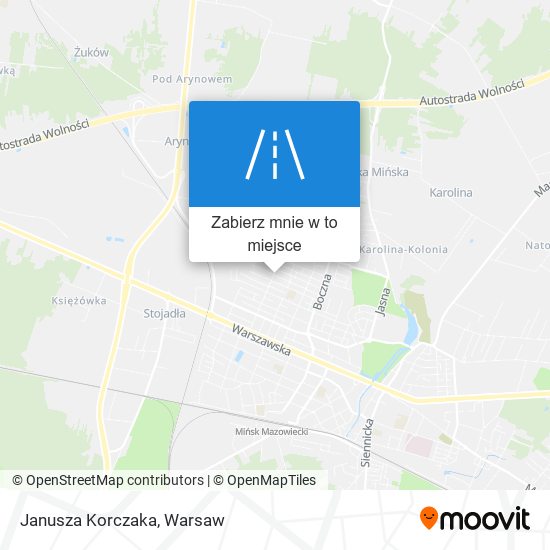 Mapa Janusza Korczaka