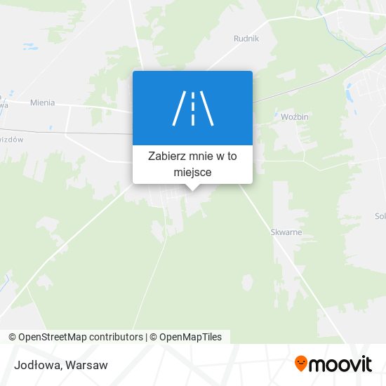 Mapa Jodłowa