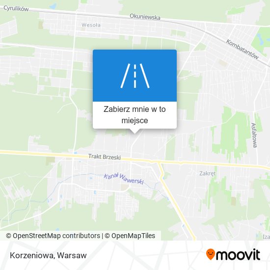 Mapa Korzeniowa