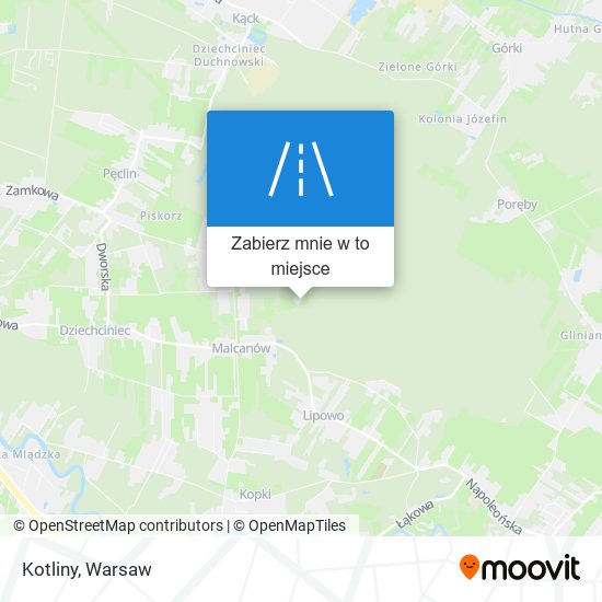 Mapa Kotliny