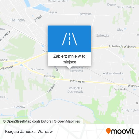 Mapa Księcia Janusza