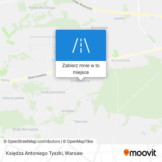 Mapa Księdza Antoniego Tyszki