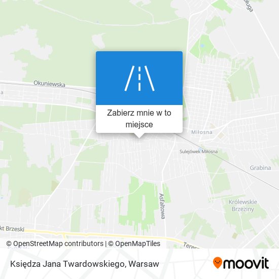 Mapa Księdza Jana Twardowskiego