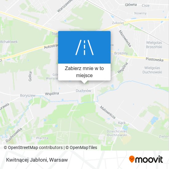 Mapa Kwitnącej Jabłoni