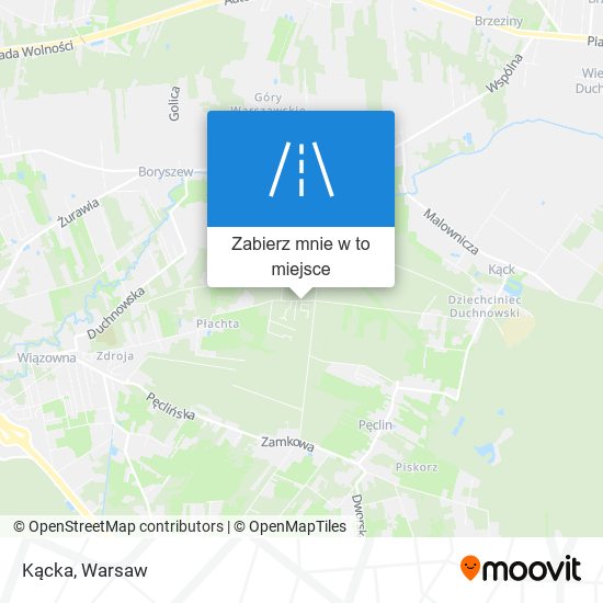 Mapa Kącka