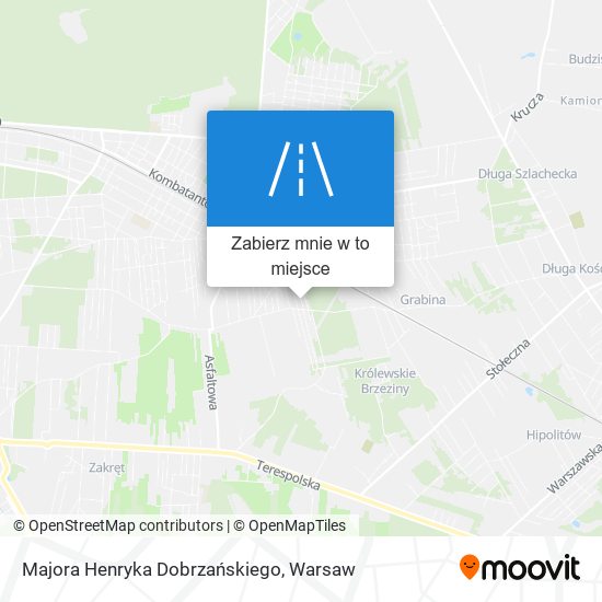 Mapa Majora Henryka Dobrzańskiego