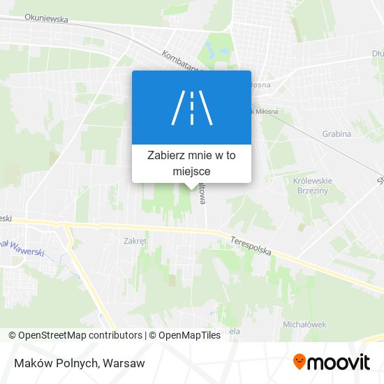 Mapa Maków Polnych