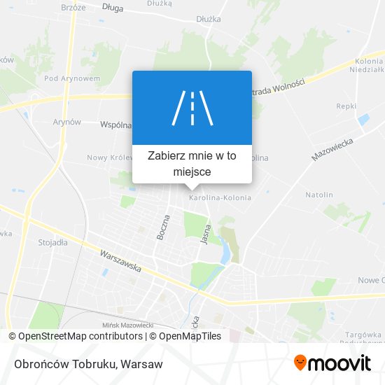 Mapa Obrońców Tobruku