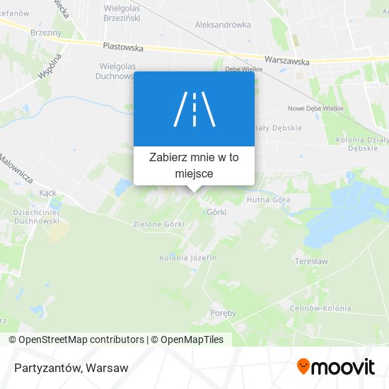 Mapa Partyzantów