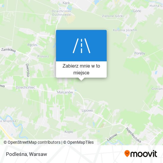 Mapa Podleśna