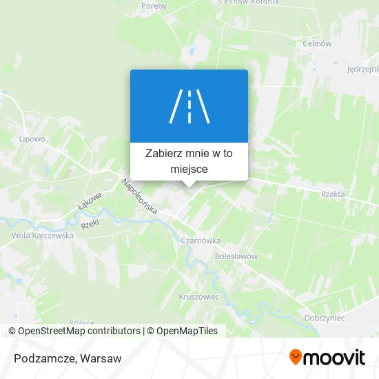 Mapa Podzamcze