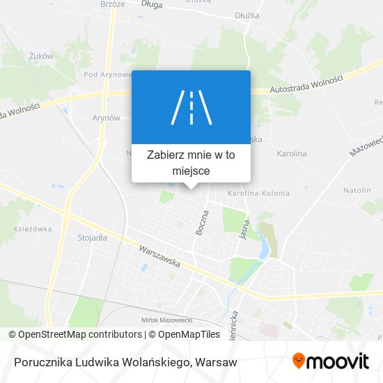 Mapa Porucznika Ludwika Wolańskiego