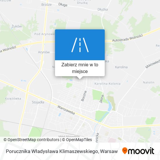 Mapa Porucznika Władysława Klimaszewskiego