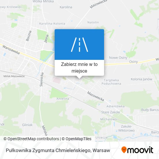 Mapa Pułkownika Zygmunta Chmieleńskiego