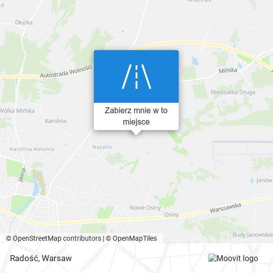 Mapa Radość