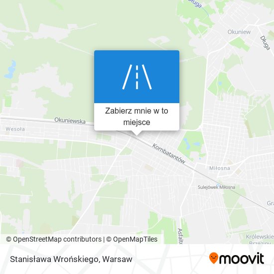 Mapa Stanisława Wrońskiego