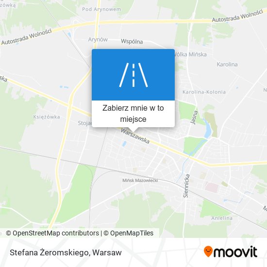 Mapa Stefana Żeromskiego