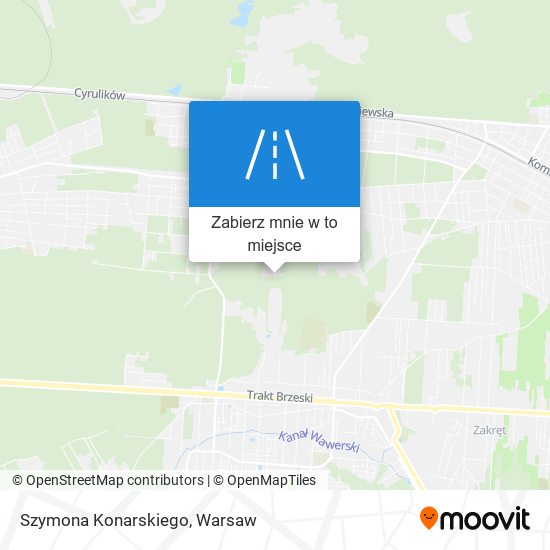 Mapa Szymona Konarskiego