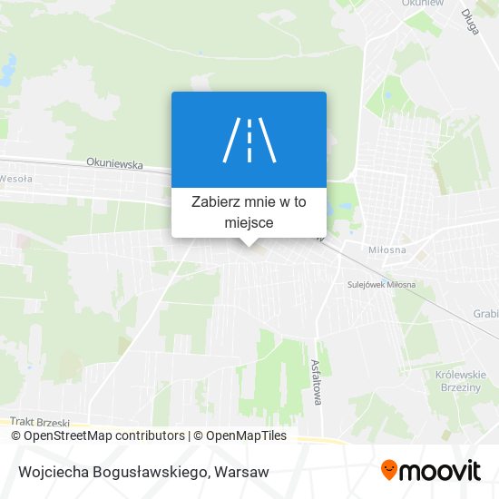 Mapa Wojciecha Bogusławskiego